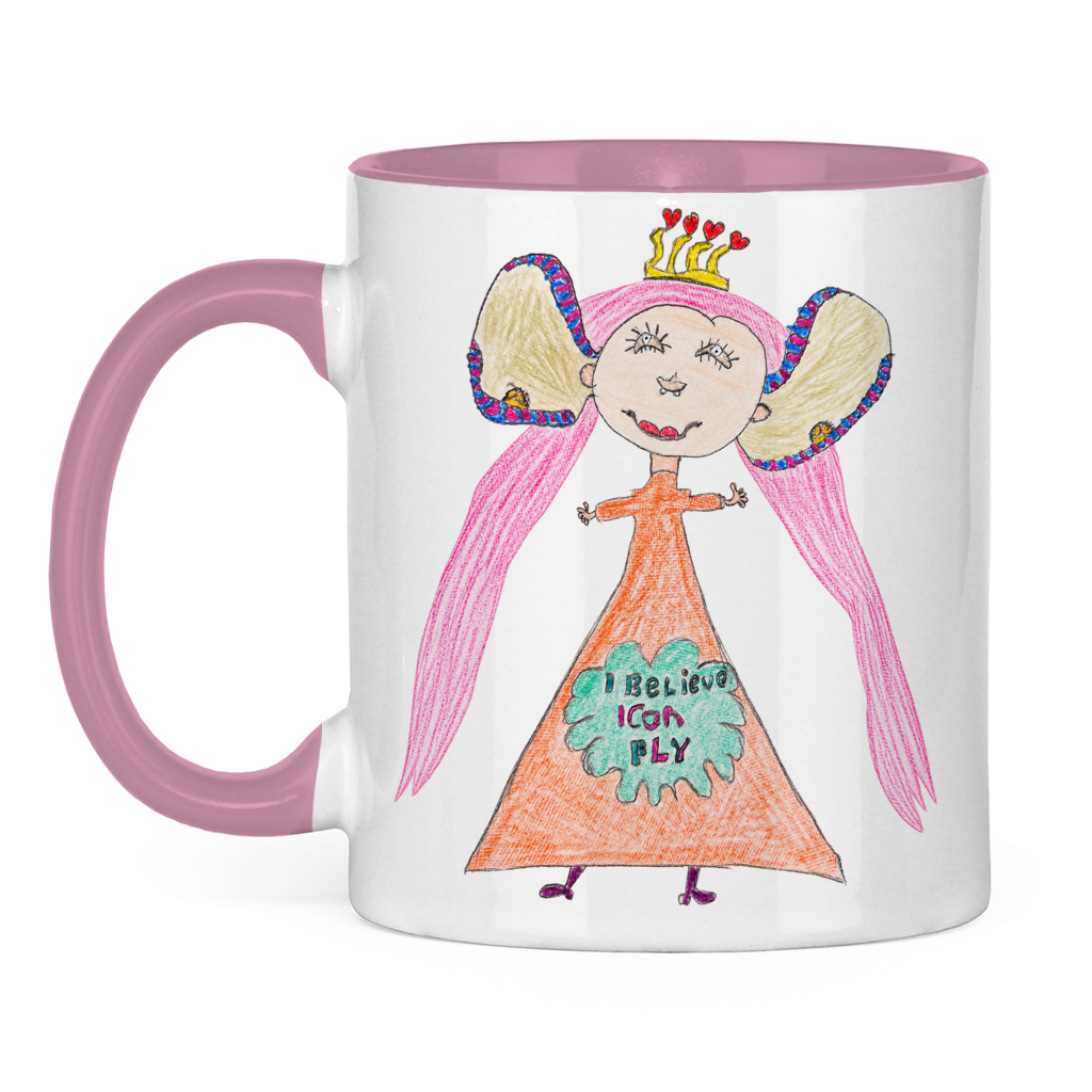 Fantasieprinzessin – zweifarbige Tasse