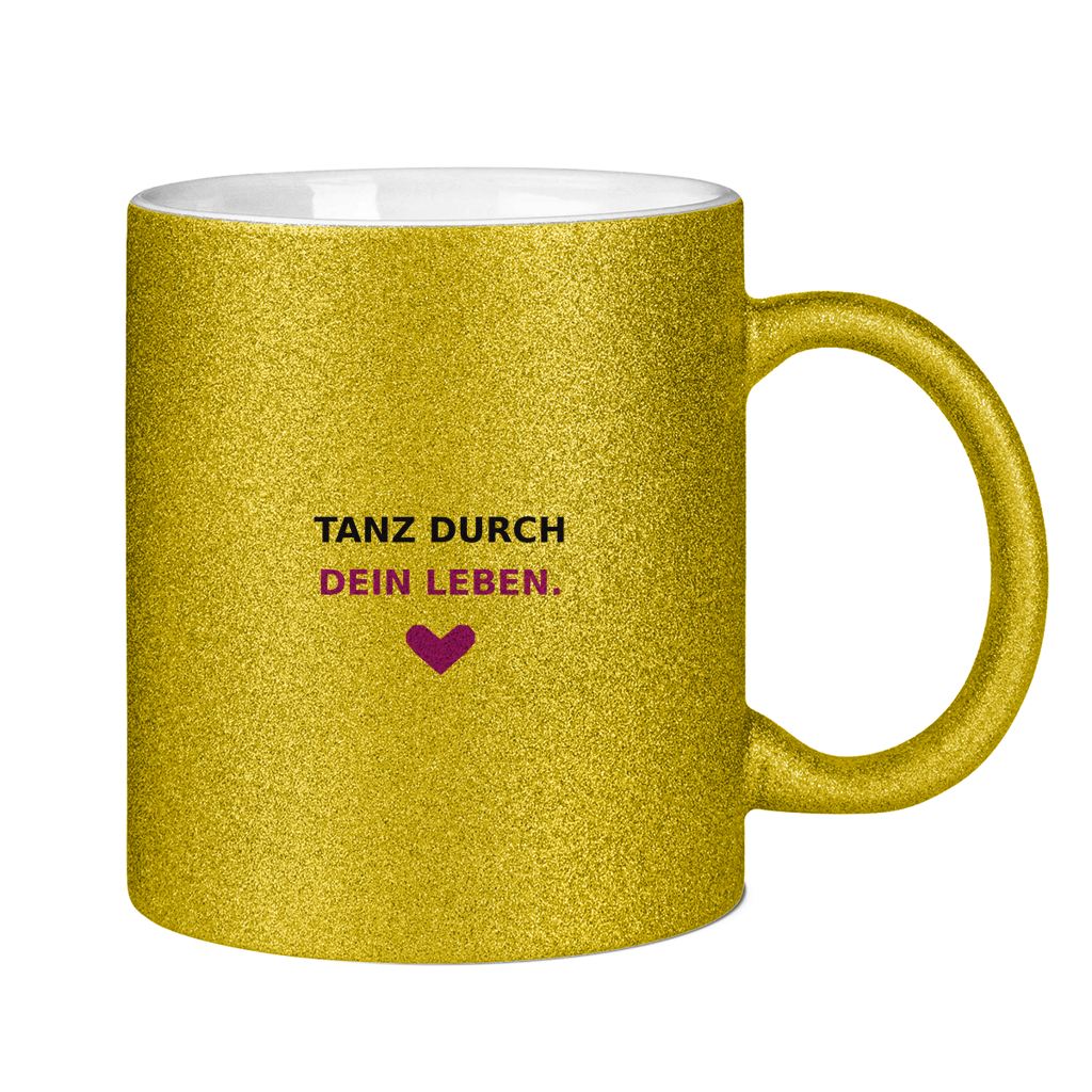 Tanzendes Mariechen – Glitzertasse – Bild 4