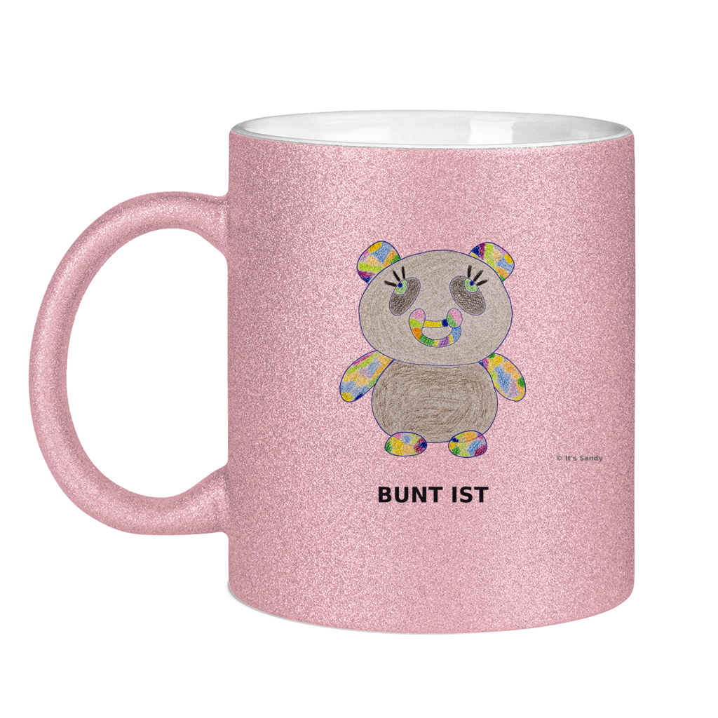 Bunti, der Bär – Glitzertasse